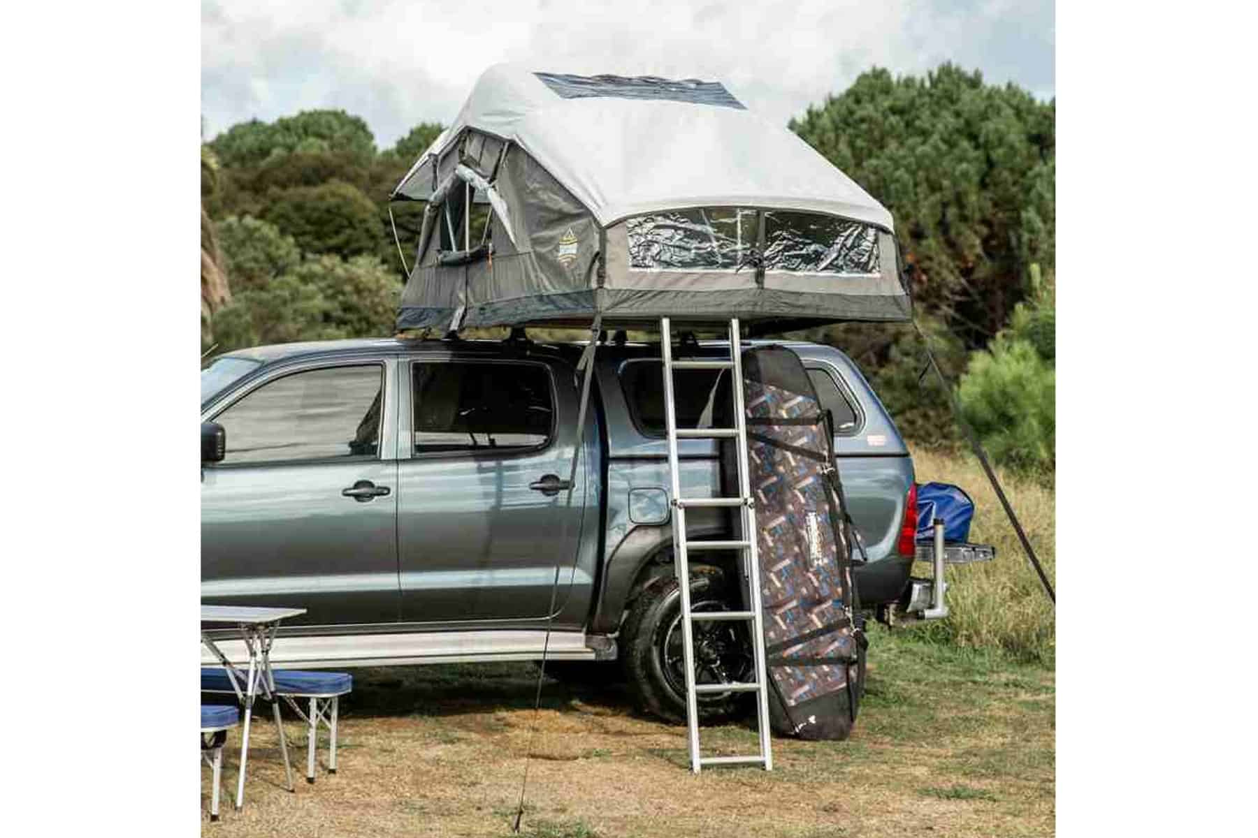 Luxmore Family Roof Top Tent - All Olive Green, Tent, Fly, Annex, Ladder Extension - 2022 view 4