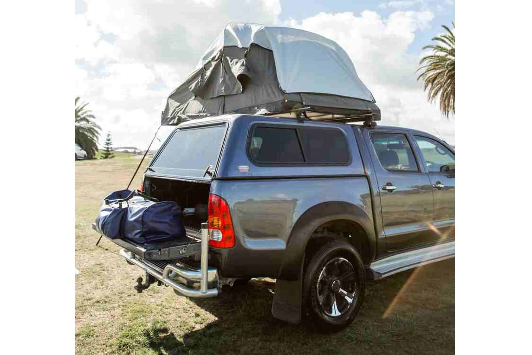 Luxmore Family Roof Top Tent - All Olive Green, Tent, Fly, Annex, Ladder Extension - 2022 view 7