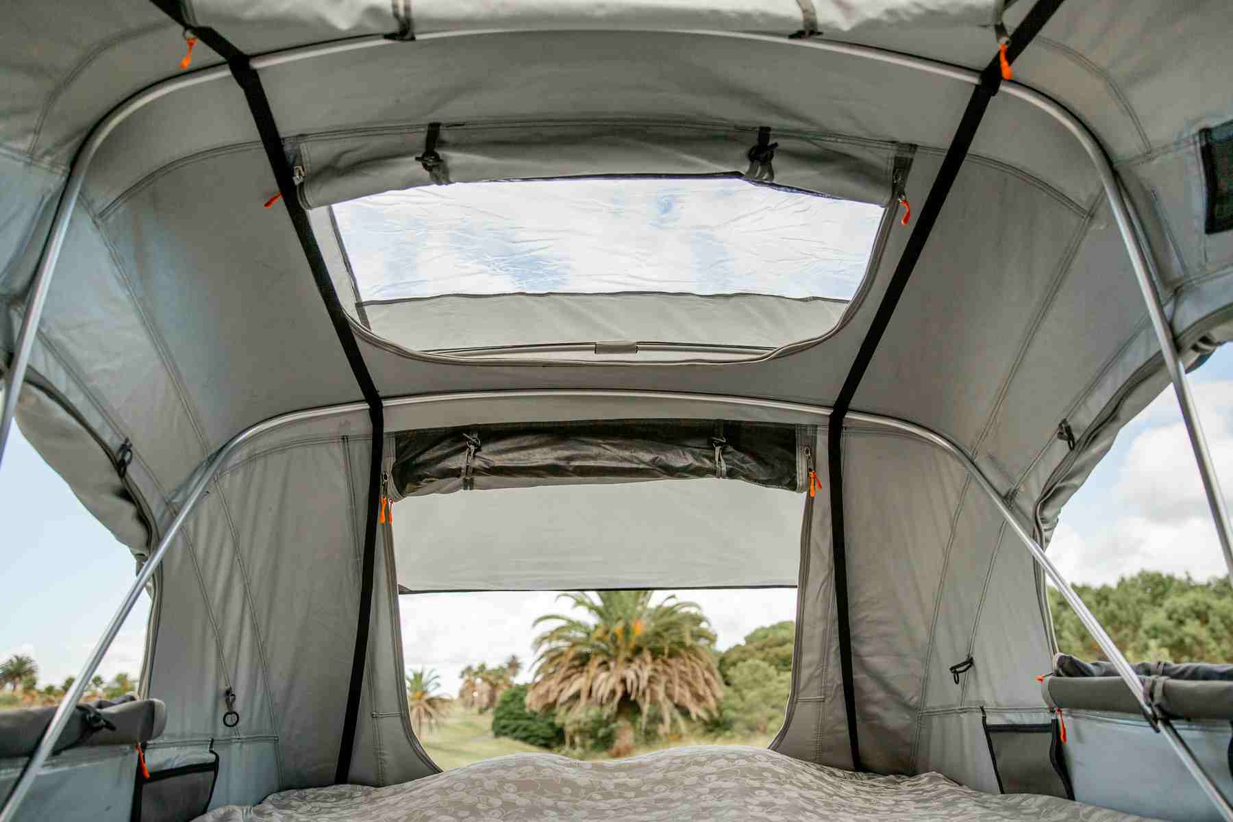 Luxmore Family Roof Top Tent & Lower Annex - Grey w/Grey Fly - 2022 view 23