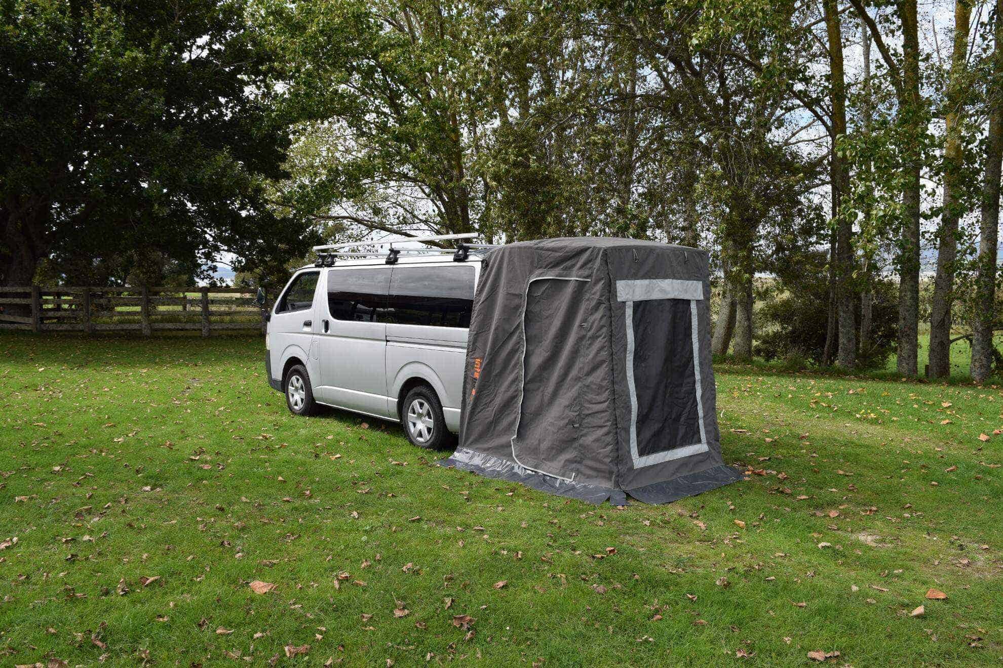 Throw over Rear Van Awning - Toyota Hiace 2004 - present view 3
