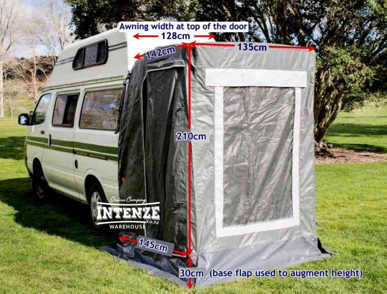 intenze.co.nz throwover rear vehicle awning mk1